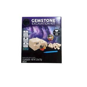 Science Squad Gemstone Excavation Kit Includes Everything You Need New In box